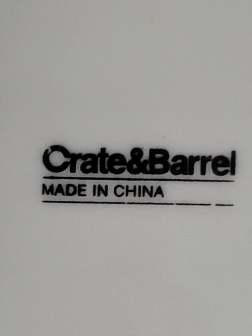 Crate&Barrel White Square Lunch/Sandwich Plates